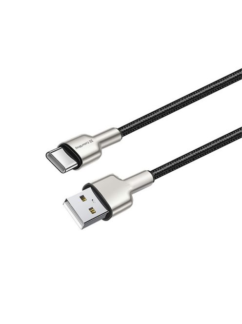 COLORWAY Kábel,  USB - Type-C (head metal) 2.4A 1m black (CW-CBUC046-BK)