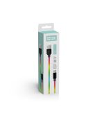 COLORWAY Kábel, USB Type-C (multicolor) 2.4A 1m (CW-CBUC018-MC)