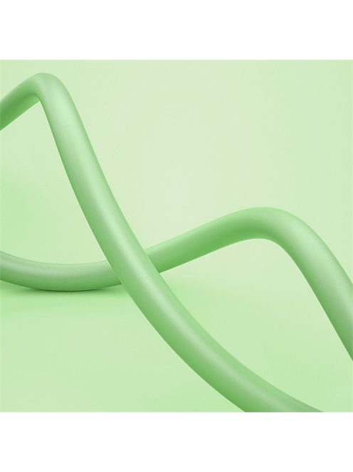 COLORWAY Kábel, USB - Apple Lightning (soft silicone) 2.4A 1m green (CW-CBUL042-GR)