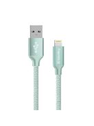 COLORWAY Kábel, USB Apple Lightning 2m 2.4A mint (CW-CBUL007-MT)