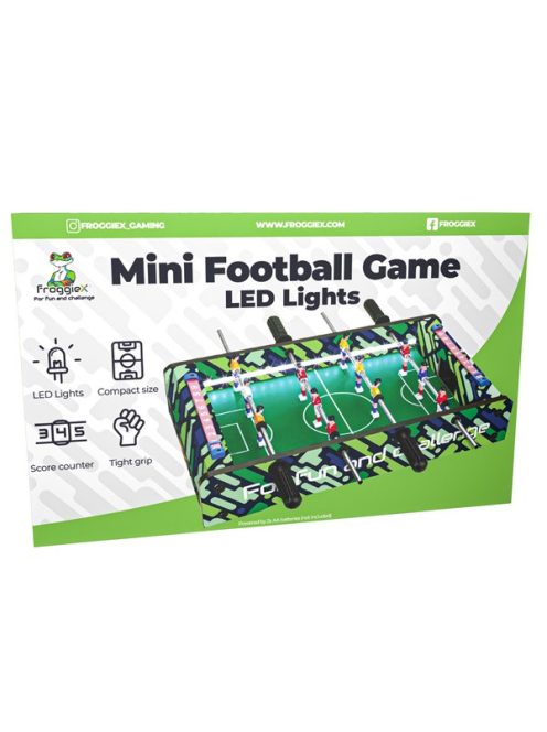 FROGGIEX Mini Football csocsó asztal, FX-TS-MFB-LED