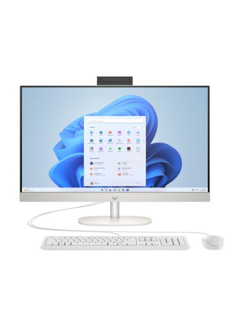 HP AIO 27-cr0005nn 27" FHD AG IPS 300cd, Ryzen7 7730U 2GHz, 16GB, 512GB SSD, Win 11, fehér