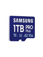 SAMSUNG Memóriakártya, PRO Plus microSDXC kártya 1TB, CLASS 10, UHS-I, U3, V30, A2, + Adapter, R180/W130