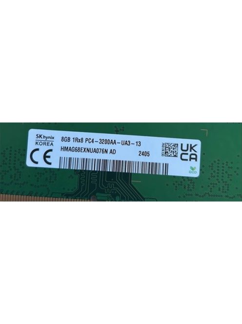 SK Hynix RAM 8GB 1RX8 PC4 HMAG68EXNUA076N 8GB DDR4 3200 Mhz