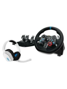   LOGITECH Játékvezérlő - G29 Driving Force Racing Kormány PS3/PS4/PS5/PC +  Astro A10 Gaming headset, fehér