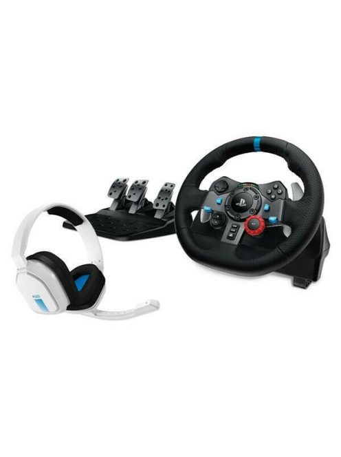 LOGITECH Játékvezérlő - G29 Driving Force Racing Kormány PS3/PS4/PS5/PC +  Astro A10 Gaming headset, fehér