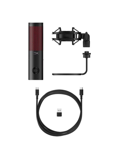 HP HYPERX vezetékes mikrofon QuadCast 2 - fekete