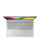 ASUS CONS NB Vivobook X1704ZA-AU240 17.3" FHD, i3-1215U, 8GB, 512GB M,2, INT, NOOS, Ezüst