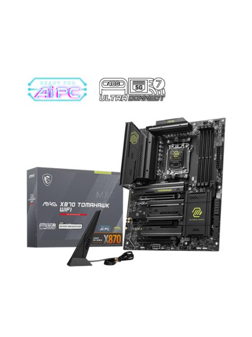 MSI Alaplap AM5 MAG X870 TOMAHAWK WIFI AMD X870, ATX