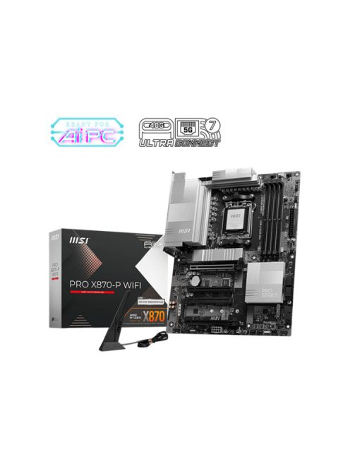 MSI Alaplap AM5 PRO X870-P WIFI AMD X870, ATX