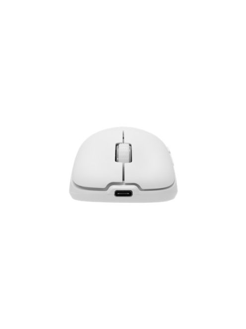 WHITE SHARK AERO-W WGM-5015W gamer egér, 10.000 dpi, 6 gombos fehér