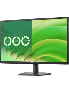   DELL LCD Monitor 27" E2725H FHD 1920×1080, 75Hz, VA 16:9, 3000:1, 300cd, 5ms, VGA, DP, fekete