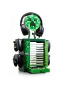 NUMSKULL PS5/XBOX Series Minecraft LED-világítású játéktartó szekrényes állvány