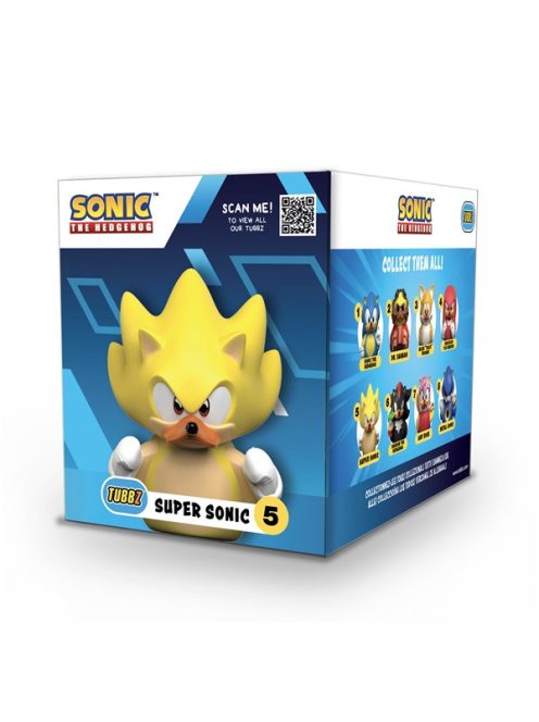 NUMSKULL Tubbz Boxed - Sonic "Super Sonic" Gumikacsa