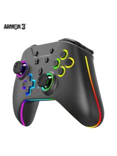   ARMOR3 NURIVAL Nintendo Switch Kiegészítő Vezeték Nélküli "Hall Effect" Stick kontroller, Fekete