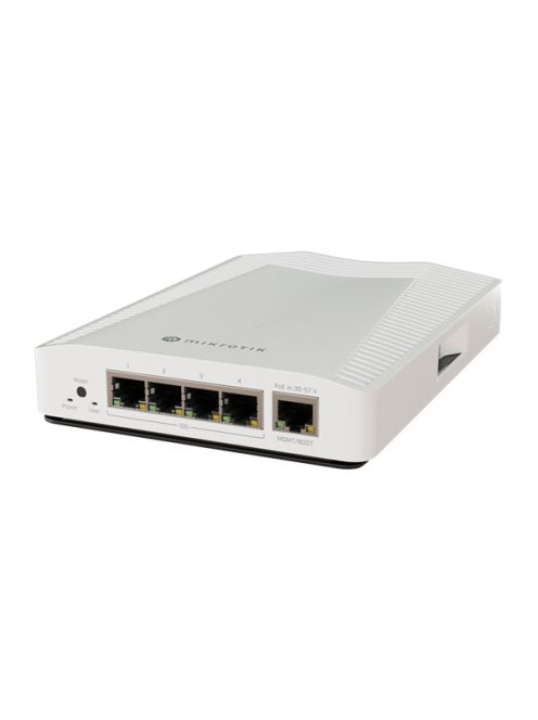 MIKROTIK Cloud Router Switch 1x1000Mbps + 4x10Gbit SFP+, Menedzselhető, Asztali - CRS304-4XG-IN