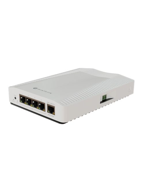 MIKROTIK Cloud Router Switch 1x1000Mbps + 4x10Gbit SFP+, Menedzselhető, Asztali - CRS304-4XG-IN