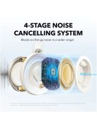 ANKER Vezeték Nélküli Fejhallgató, Soundcore Space One Pro, Összecsukható, Aktív Zajszűrő, cream white - A3062G21