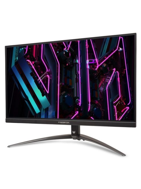 ACER IPS LED Monitor Predator XB273UV3bmiiprzx 27", 16:9 QHD, 180Hz, Freesync, 1ms, 400nits, 2xHDMI, DP, USB, MM, fekete