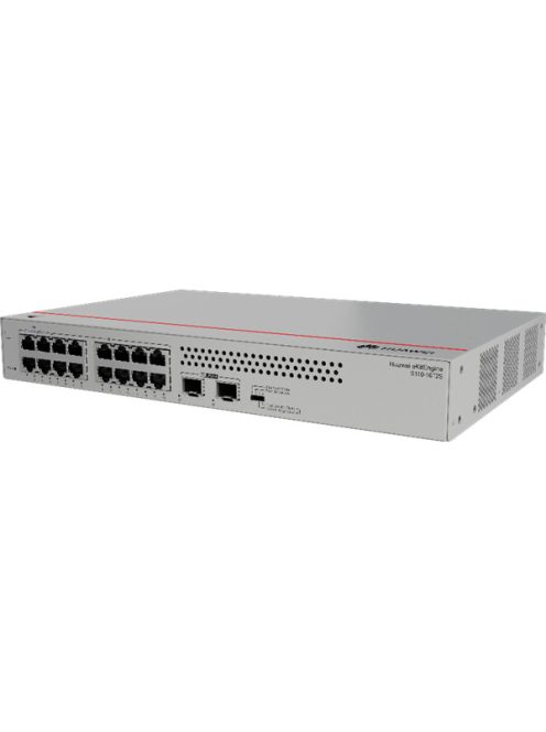 Huawei eKit Switch 16x1000Mbps + 2x1000Mbps SFP, Nem menedzselhető, Rackes/Asztali, fanless - S110-16T2S