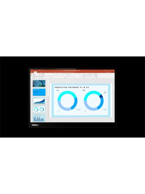 LENOVO Monitor - ThinkVision M14d, 14" 2.2K 2240x1400 IPS 16:10, 1500:1, 300 nits, 6ms, 2x USB Type-C