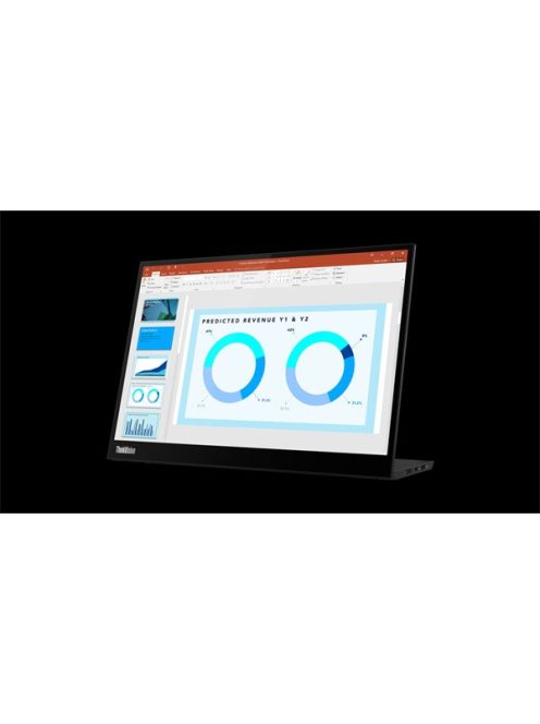 LENOVO Monitor - ThinkVision M14d, 14" 2.2K 2240x1400 IPS 16:10, 1500:1, 300 nits, 6ms, 2x USB Type-C