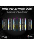 CORSAIR Memória VENGEANCE RGB DDR5 64GB 4800MHz CL32 INTEL (Kit of 2), fekete