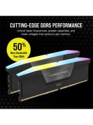 CORSAIR Memória VENGEANCE RGB DDR5 64GB 4800MHz CL32 INTEL (Kit of 2), fekete