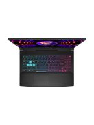 MSI Gaming NB Katana 15 B13VEK-2287, 15.6" QHD 165Hz, i5-13420H, 16GB, 512GB M.2, RTX 4050 6GB, noOS, Fekete