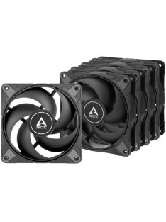   ARCTIC COOLING Rendszerhűtő Ventilátor P12 Max PWM Fekete, 12cm (5-PACK)