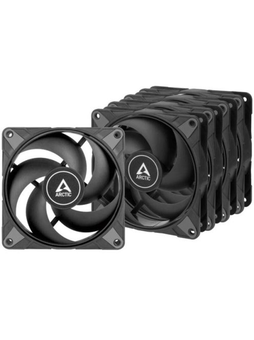 ARCTIC COOLING Rendszerhűtő Ventilátor P12 Max PWM Fekete, 12cm (5-PACK)