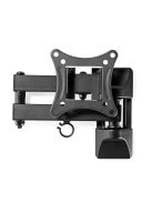 Nedis TVWM1510BK 13"-27"  LCD TV / monitor fali tartókonzol, maximum 15 kg, forgatható, dönthető, fekete