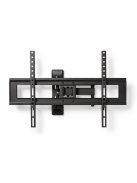 Nedis TVWM1550BK 37"-70 LCD TV / monitor fali tartókonzol, maximum 35 kg, dönthető és forgatható, acél, fekete