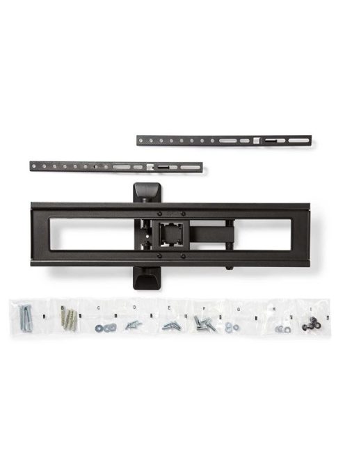 Nedis TVWM1550BK 37"-70 LCD TV / monitor fali tartókonzol, maximum 35 kg, dönthető és forgatható, acél, fekete