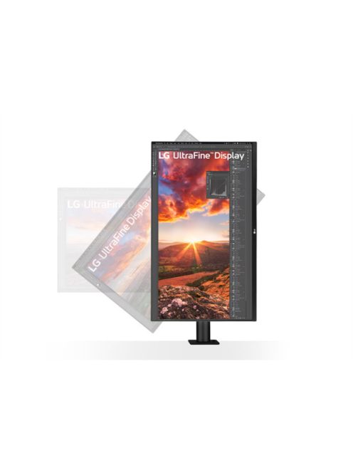 LG IPS monitor 31.5" 32UN880K, 3840x2160, 16:9, 350cd/m2, 5ms, HDMIx2/DisplayPort/USB-C/USBx2, Pivot, hangszóró