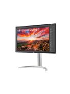 LG IPS monitor 27" 27UP850K, 3840x2160, 16:9, 400cd/m2, 5ms, HDMIx2/DisplayPort/USBx2/USB-C, hangszóró