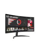 LG ívelt monitor 34" 34WR50QK, 3440x1440, 21:9, 300cd/m2, 5ms, HDMIx2/DisplayPort