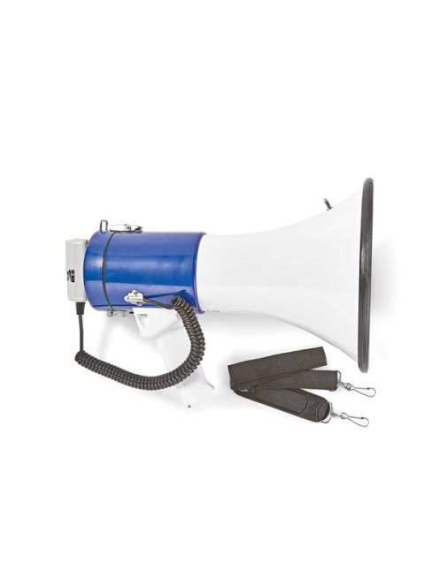 Nedis MEPH200WT megafon, beépített sziréna, hatótávolság 1500 m, 135dB, levehető mikrofon, 25W