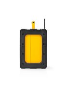 Nedis RDFM3100YW munka rádió, FM, bluetooth, rezgéscsillapítás, 15W, 20 FM állomás, 3,5 mm audióbemenet
