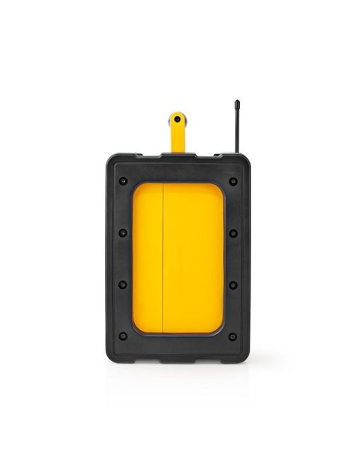 Nedis RDFM3100YW munka rádió, FM, bluetooth, rezgéscsillapítás, 15W, 20 FM állomás, 3,5 mm audióbemenet