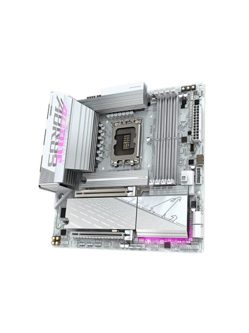 GIGABYTE Alaplap S1851 B860M AORUS ELITE WIFI6E ICE INTEL B860, mATX