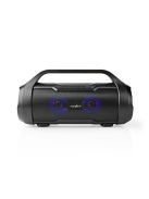 Nedis SPBB310BK akkumulátoros party boombox, 120W, Bluetooth, 10 m hatótávolság, USB, microSD , 6 óra vez nélkül