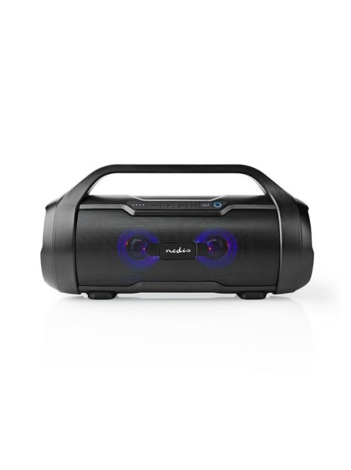 Nedis SPBB310BK akkumulátoros party boombox, 120W, Bluetooth, 10 m hatótávolság, USB, microSD , 6 óra vez nélkül