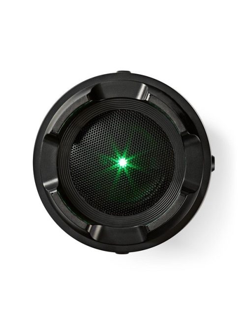 Nedis SPBB350BK akkumulátoros party boombox, Bluetooth, 150W, 3,5 óra, 4400 mAh, USB, AUX 6,35 mikrofon bemenet