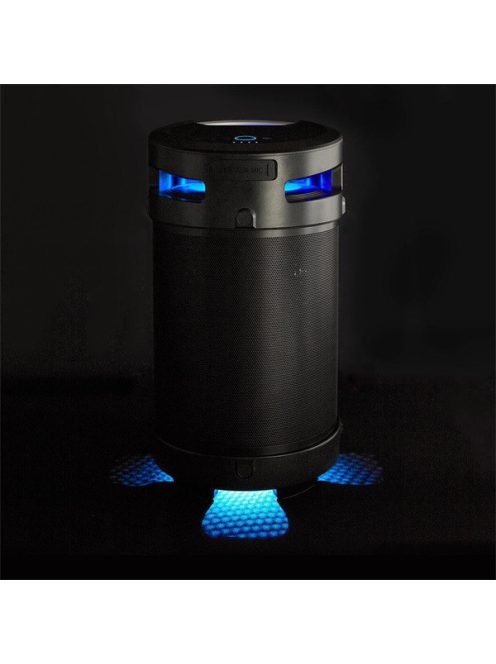 Nedis SPBB350BK akkumulátoros party boombox, Bluetooth, 150W, 3,5 óra, 4400 mAh, USB, AUX 6,35 mikrofon bemenet