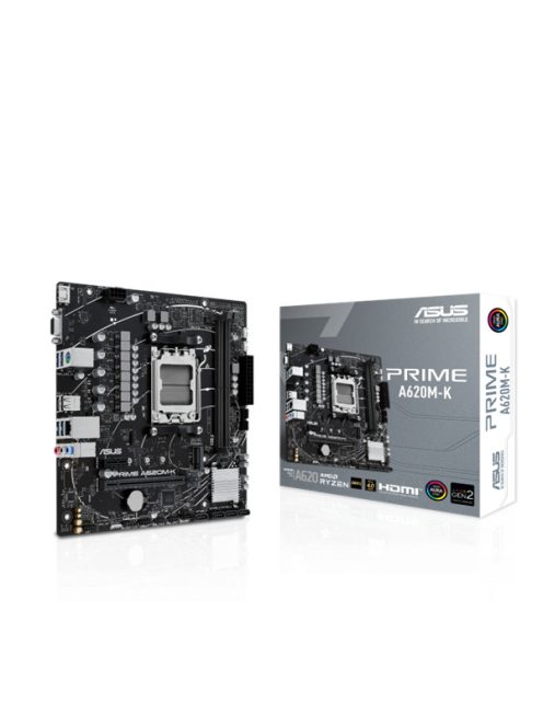 ASUS Alaplap AM5 PRIME A620M-K AMD A620, mATX