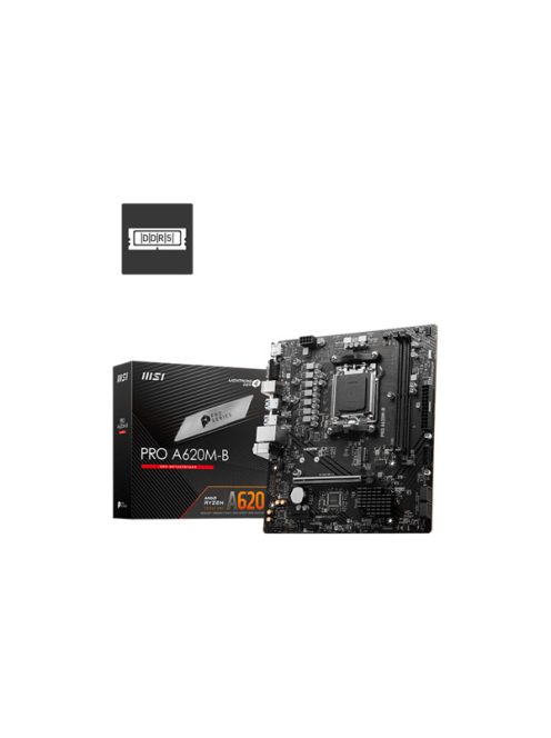 MSI Alaplap AM5 PRO A620M-B AMD A620, mATX