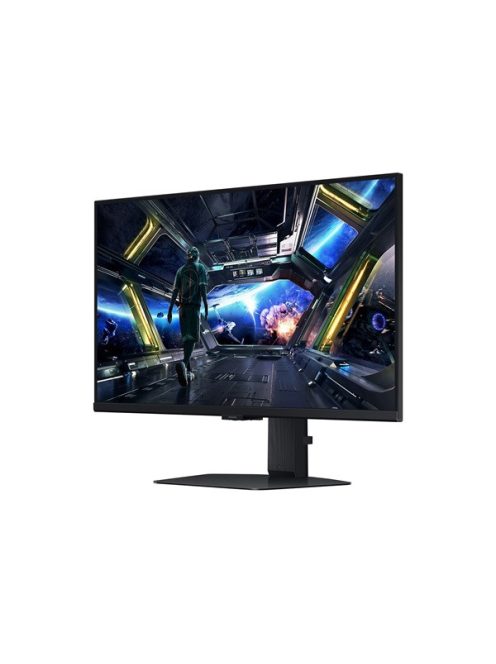 SAMSUNG Gaming 144Hz IPS monitor 27" G70D, 3840x2160, 16:9, 350cd/m2, 1ms, HDMI/DisplayPort/USB/WiFi/Bluetooth,Hangszóró
