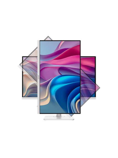 MSI Monitor Business Modern MD272UPHW 27" UHD, 3840x2160, 60Hz, IPS, 4ms, HDMI, DP, USB-C, Docking, White