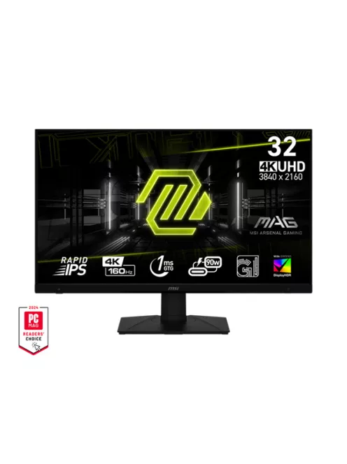 MSI Monitor GAMING MAG 322URDF E16 32" UHD, 3840x2160, 320/160Hz IPS, 440cd/m2, 1 ms, HDMI, DP, USB-C, Black